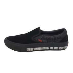 VANS X Baker Slip On Pro 8.5 Black Old School